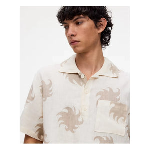 OAS - Camisa de lino Hazel Ember Girona | Beige