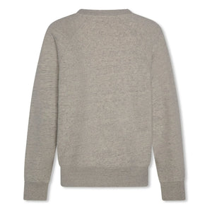 AO76 - Sudadera de algodón reciclado Moon Actionwear | Gris jaspeado