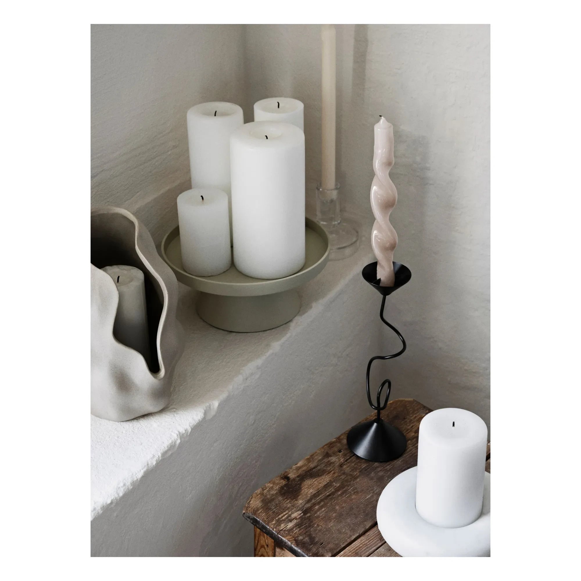 Broste Copenhagen - Candelabro Selma | Negro