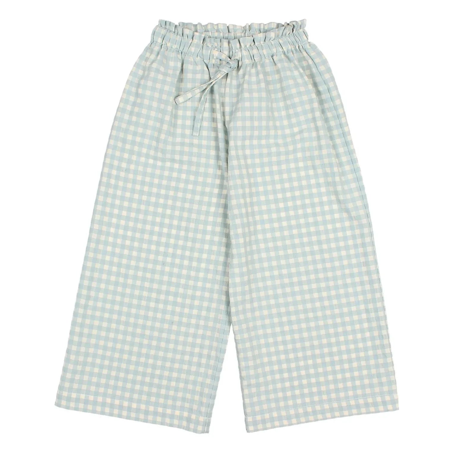 Búho - Pantalón seersucker Vichy | Aguamarina