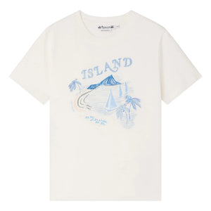 Bonpoint - Camiseta de algodón orgánico Thibald | Crudo