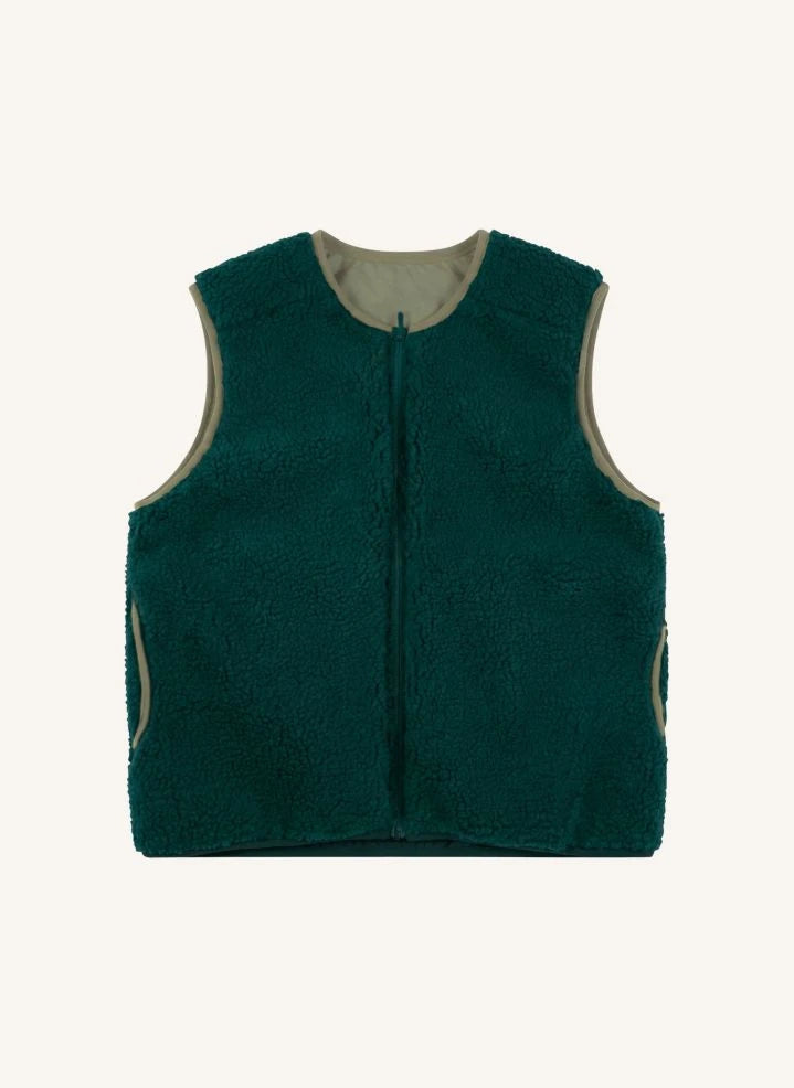 Finger in the nose - Peasy Sherpa Chaqueta sin mangas | Verde