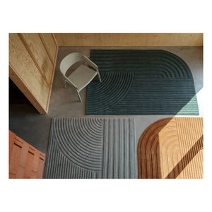 Muuto - Alfombra Relevo - Studio Pepe | Verde oscuro