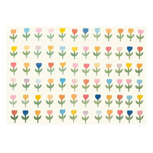 Póster y Marco - Póster de 72 Flores