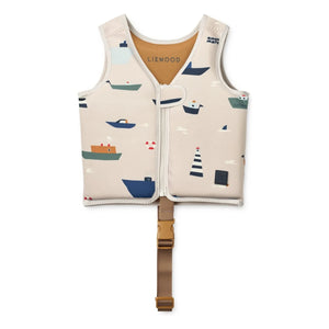 Liewood - Chaleco de natación Dove | Sailing/Sandy