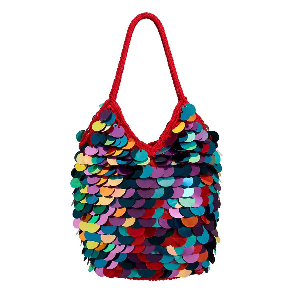 Nadia Dafri - Bolso de lentejuelas Hilal | Verde