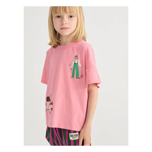 Bobo Choses - Camiseta Farm Algodón orgánico | Rosa