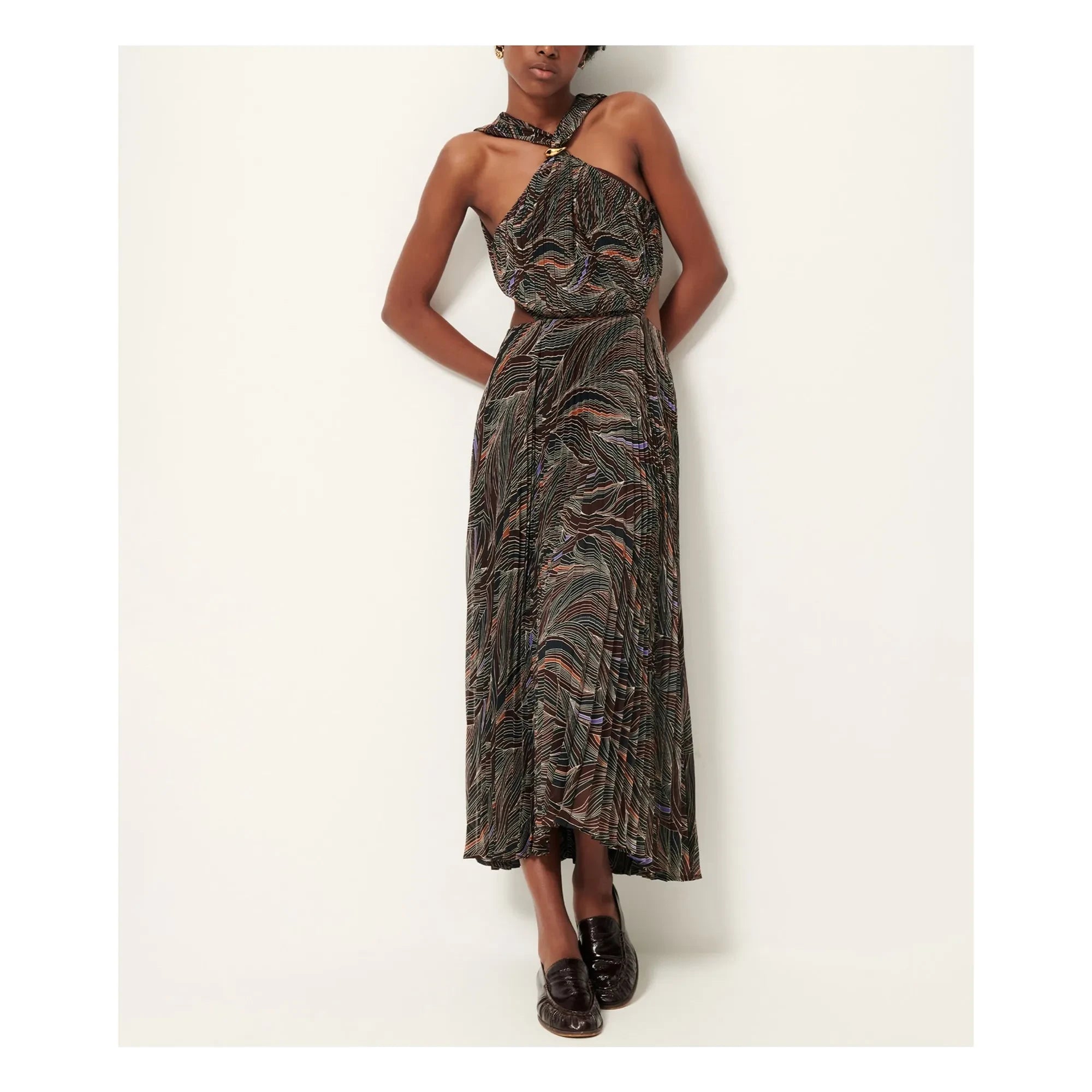 Sessùn - Vestido Gigi de Fibras Recicladas | Negro