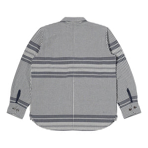 Universal Works - Camisa | Azul marino - Blanco roto