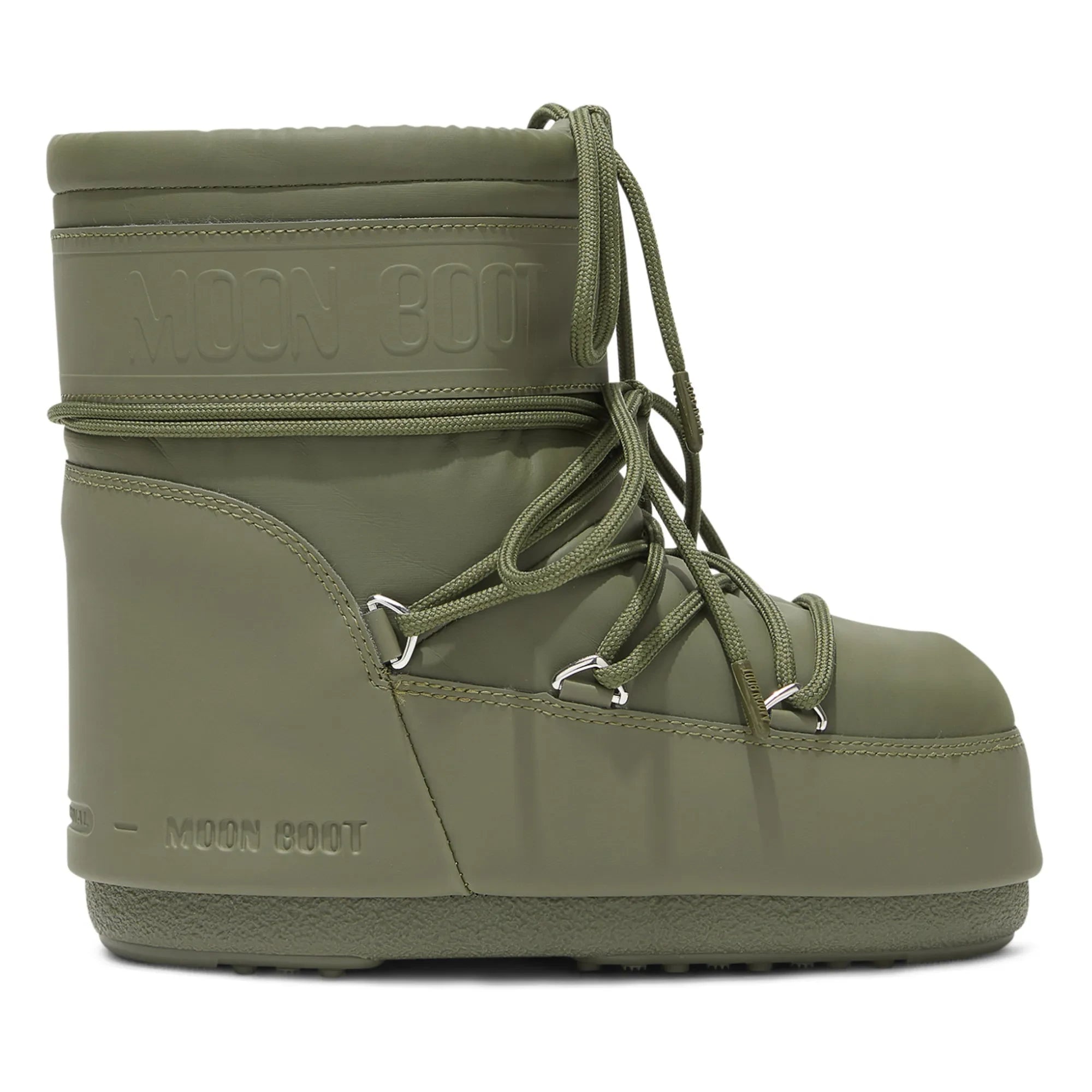 Moon Boot - Botas Moon Boot Icono de Goma Bajas | Caqui