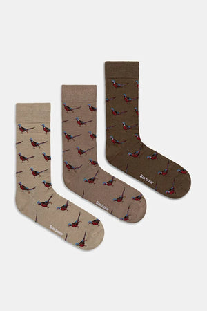 Calcetines Barbour para hombre, pack de 3