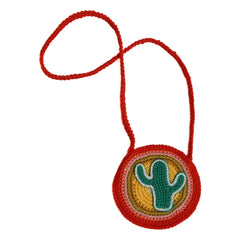 Kalinka - Bolso de ganchillo Cactus | Rojo