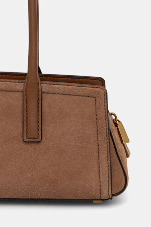 Bolso baguette Laila de ante para mujer MICHAEL Michael Kors