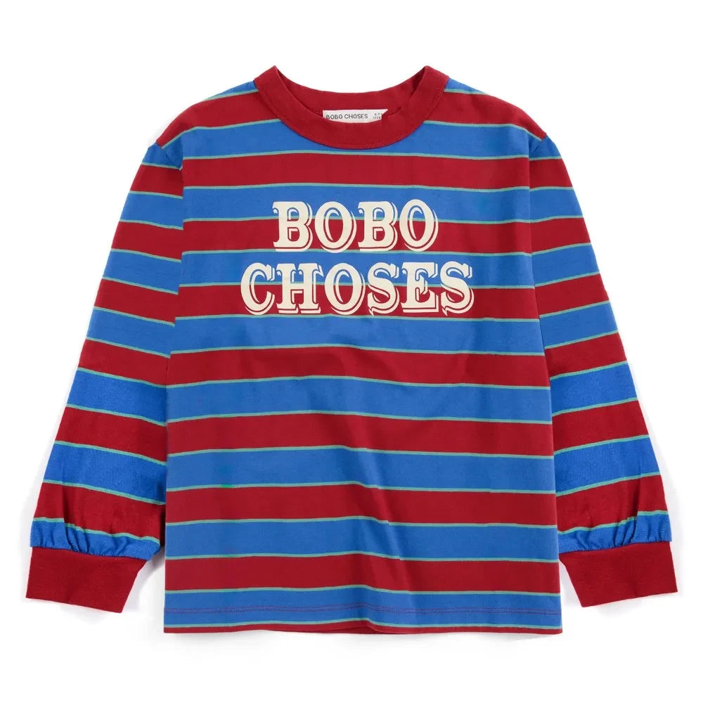 Bobo Choses - Camiseta Bobo Choses a rayas | Azul