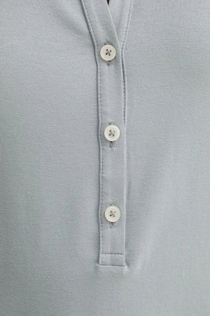 Camiseta de viscosa de mujer con cuello Marc O'Polo