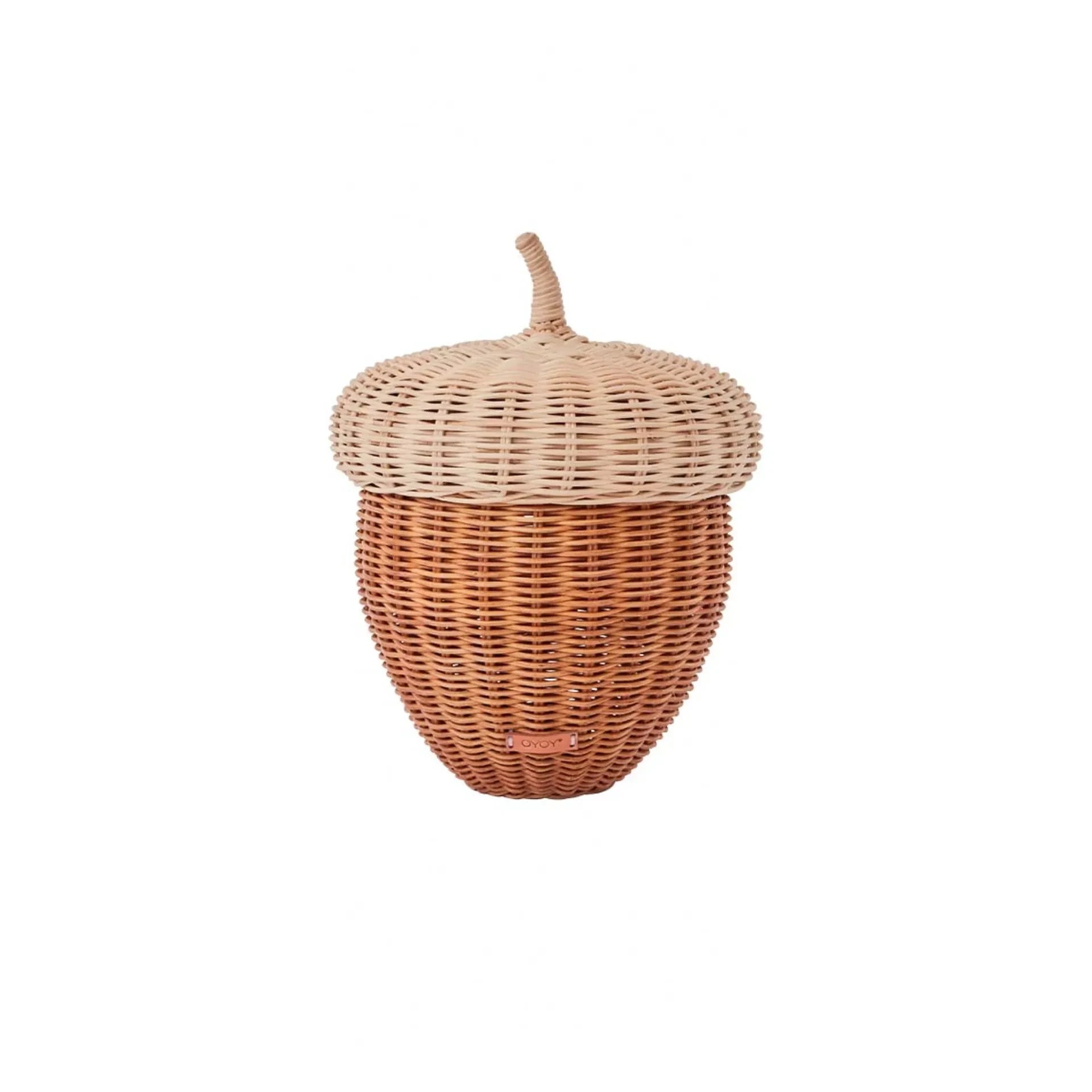 Oyoy Mini - Cesta de Almacenaje Bellota de Mimbre