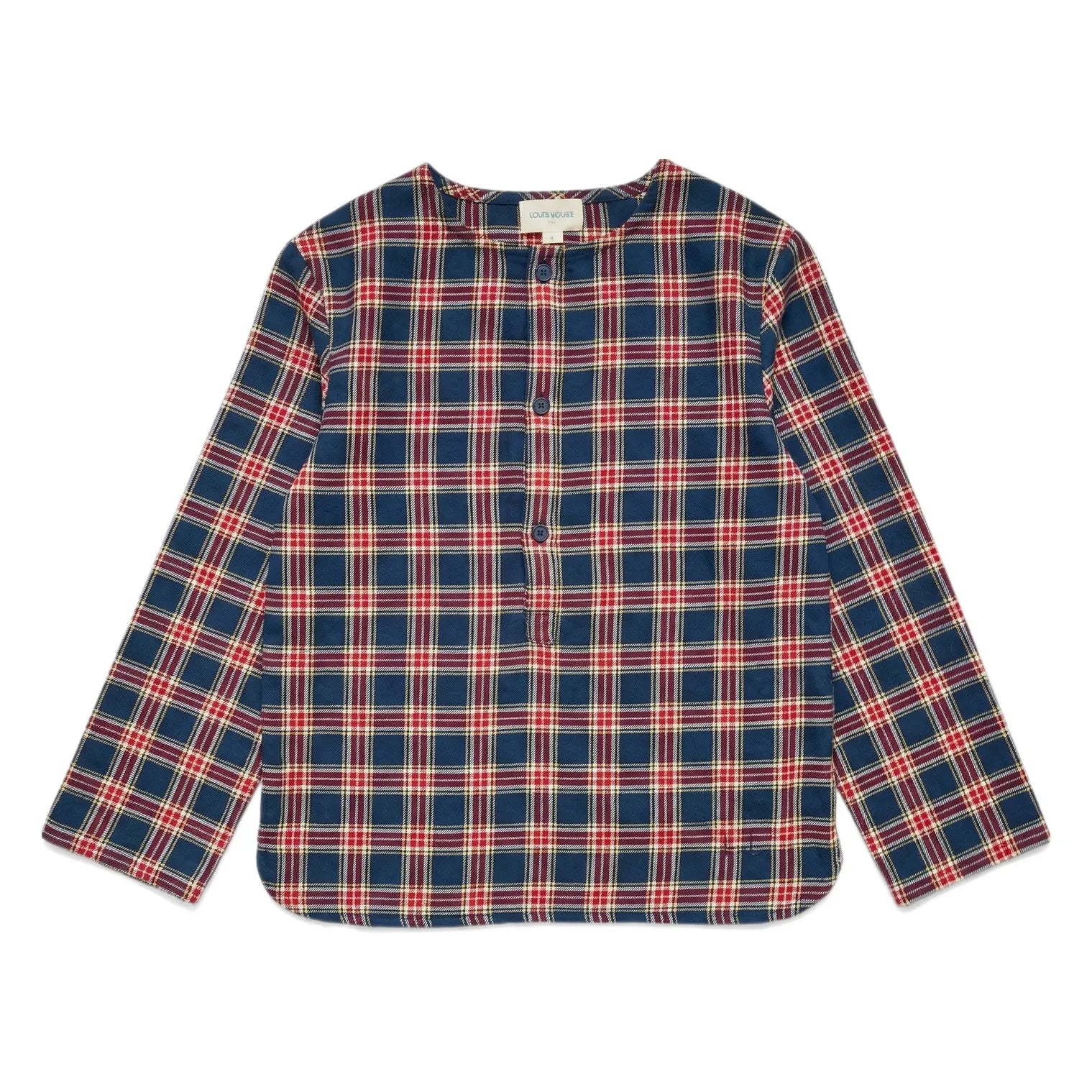 Louis Louise - Oncle Camisa a Cuadros | Azul Oscuro