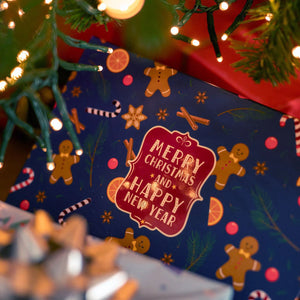 Legami - Caja de regalo de Navidad mediana - Jengibre - Caja de venta