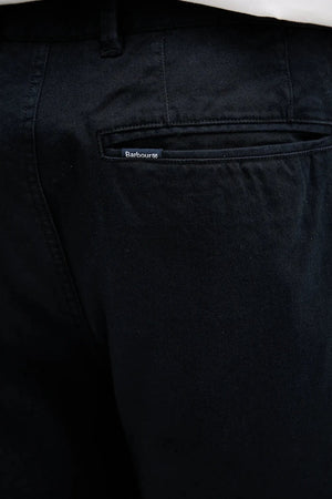 Bermudas Chino Barbour de Sarga Lavada