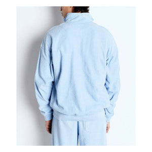 American Vintage - Sudadera Bobypark de Felpa Orgánica | Azul Claro