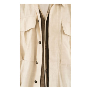 Wooden Store - Sobrecamisa militar | Crema