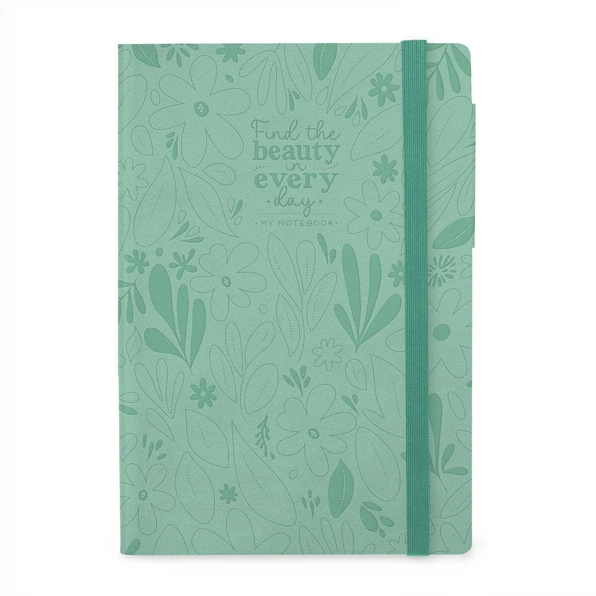 Legami - Cuaderno con Páginas en Blanco y Funda Suave Monocromática - Jardín Botánico - Mi Cuaderno