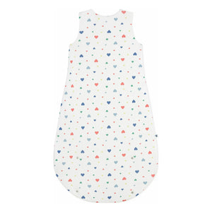 Petit Bateau - Saco de dormir estampado de corazón | Blanco