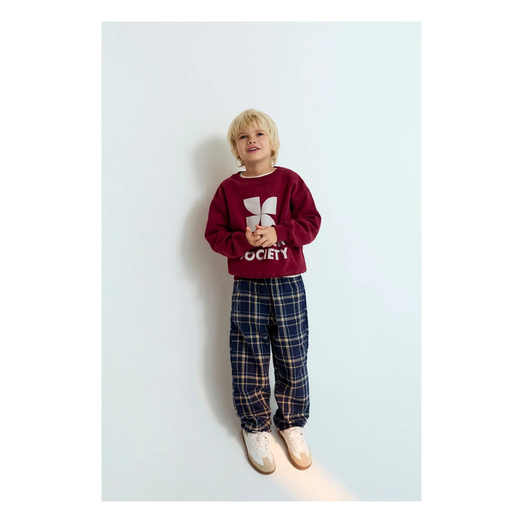 the new society - Sudadera con logo | Burdeos