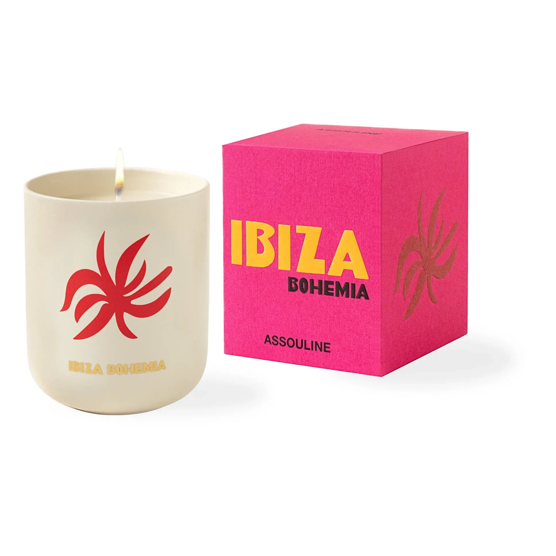Assouline - Vela de cerámica Ibiza Bohemia | Rosa