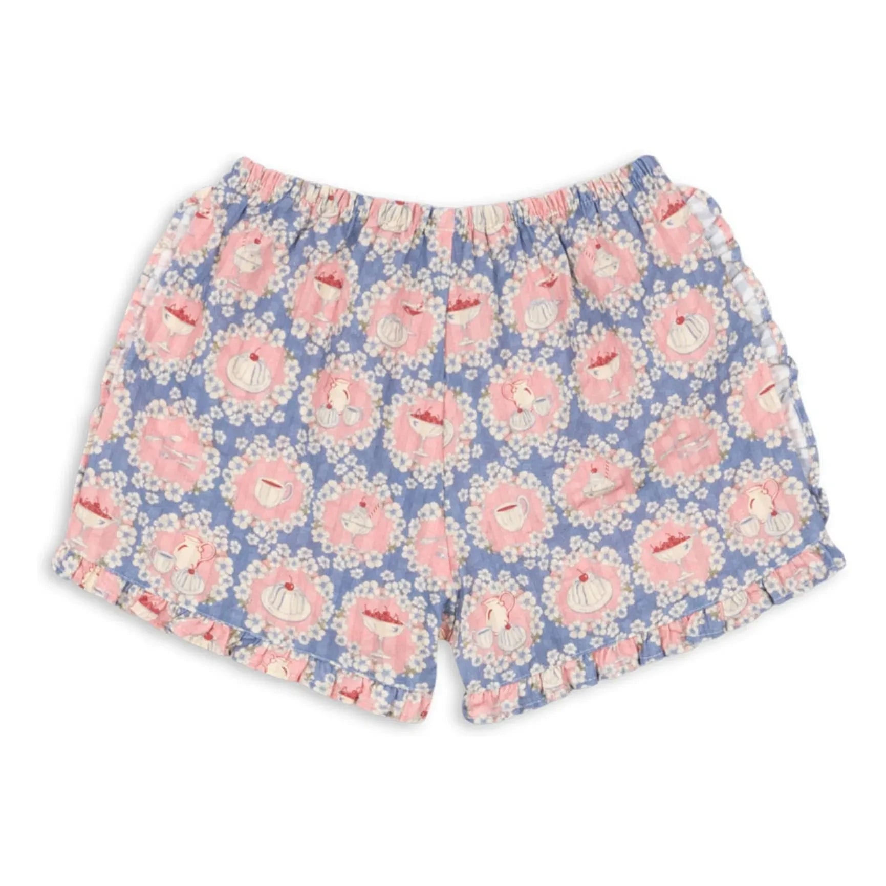 Konges Sløjd - Shorts Kim Snacks de Algodón Orgánico | Azul