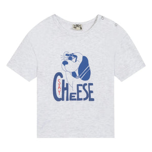 Bonton - Livo Say Cheese Camiseta de lunares | Gris