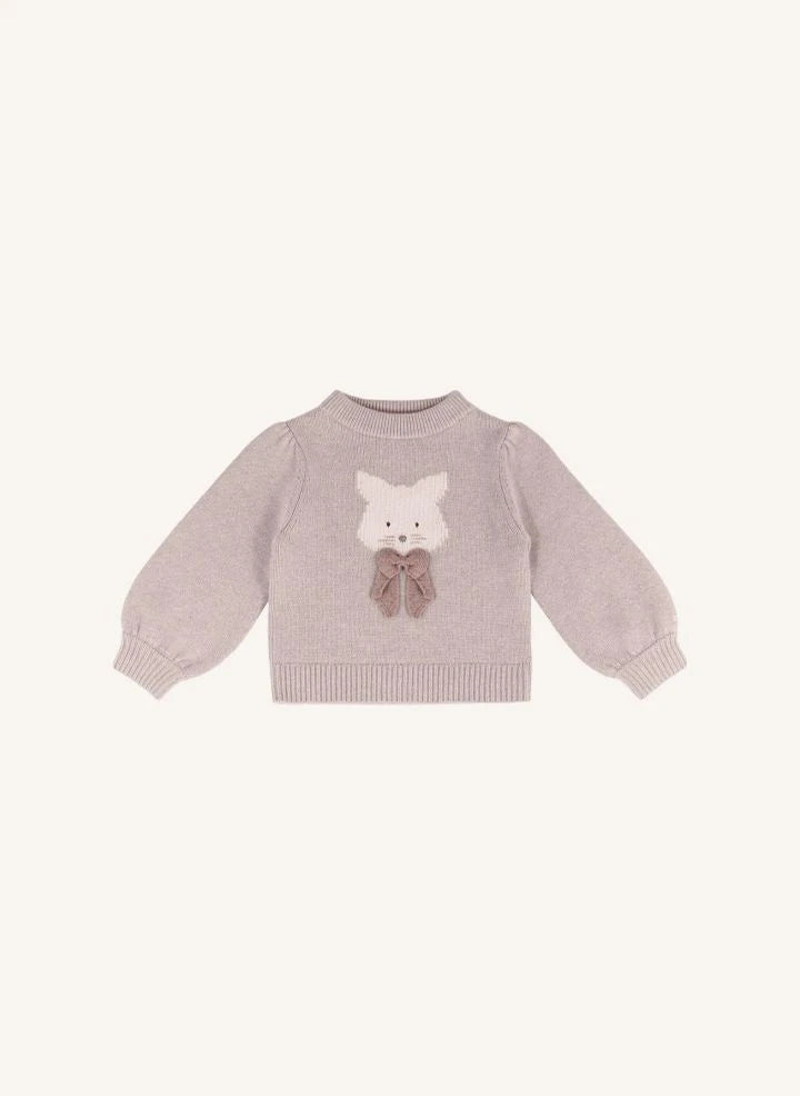Donsje - Suéter Denna para gato de lana merino | Rosa claro