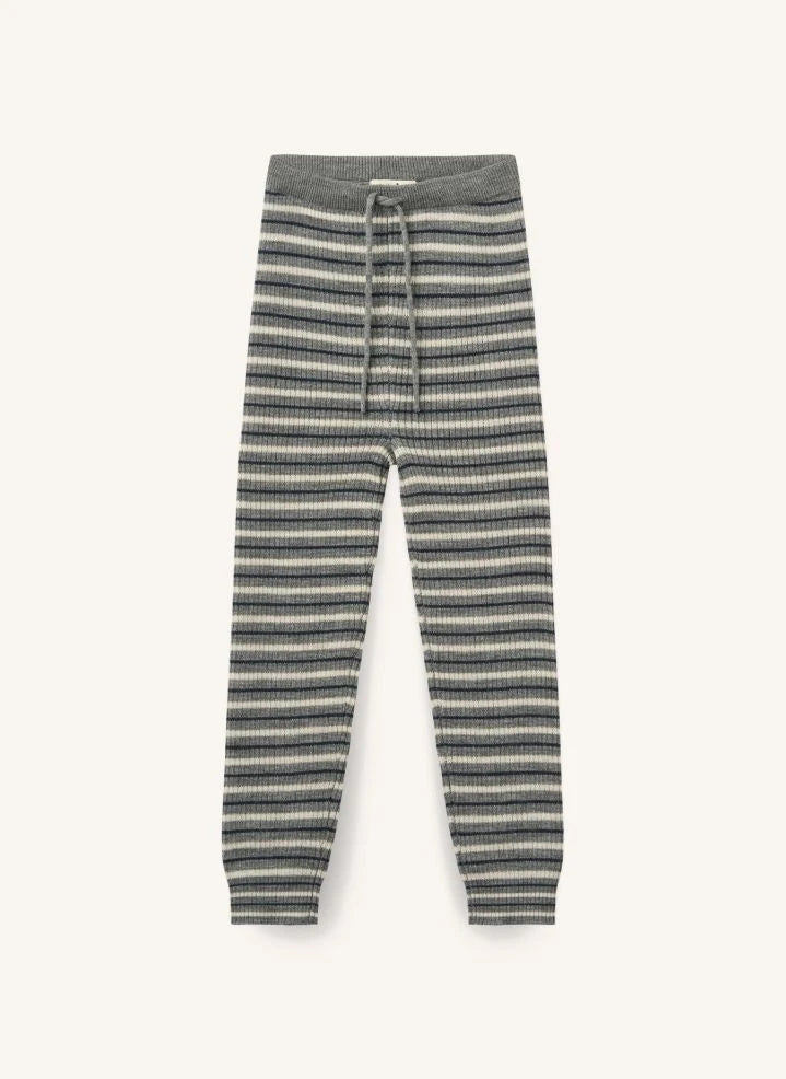 Copenhagen Colors - Leggings clásicos acanalados de lana merino | Gris