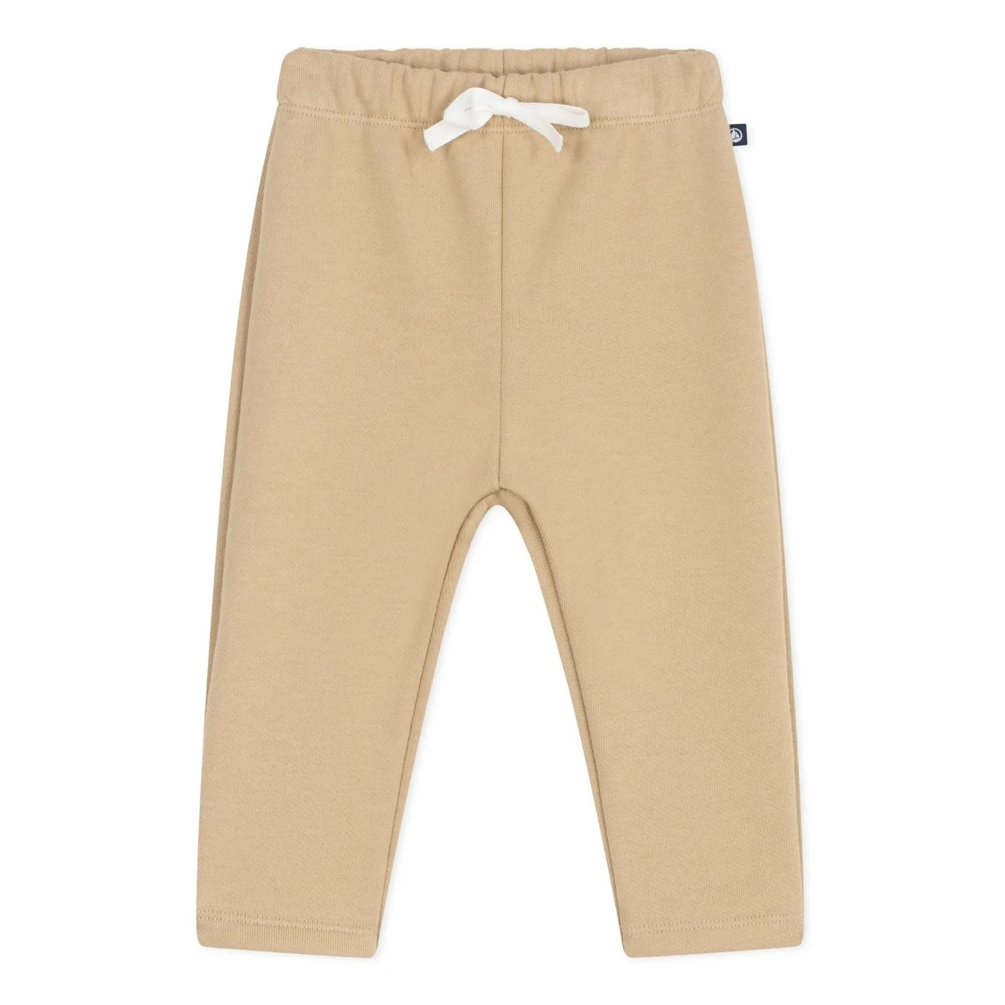 Petit Bateau - Jogger con bajos elásticos uni | Beige