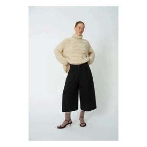 Stella Nova - Pantalones de tiro medio | Negro