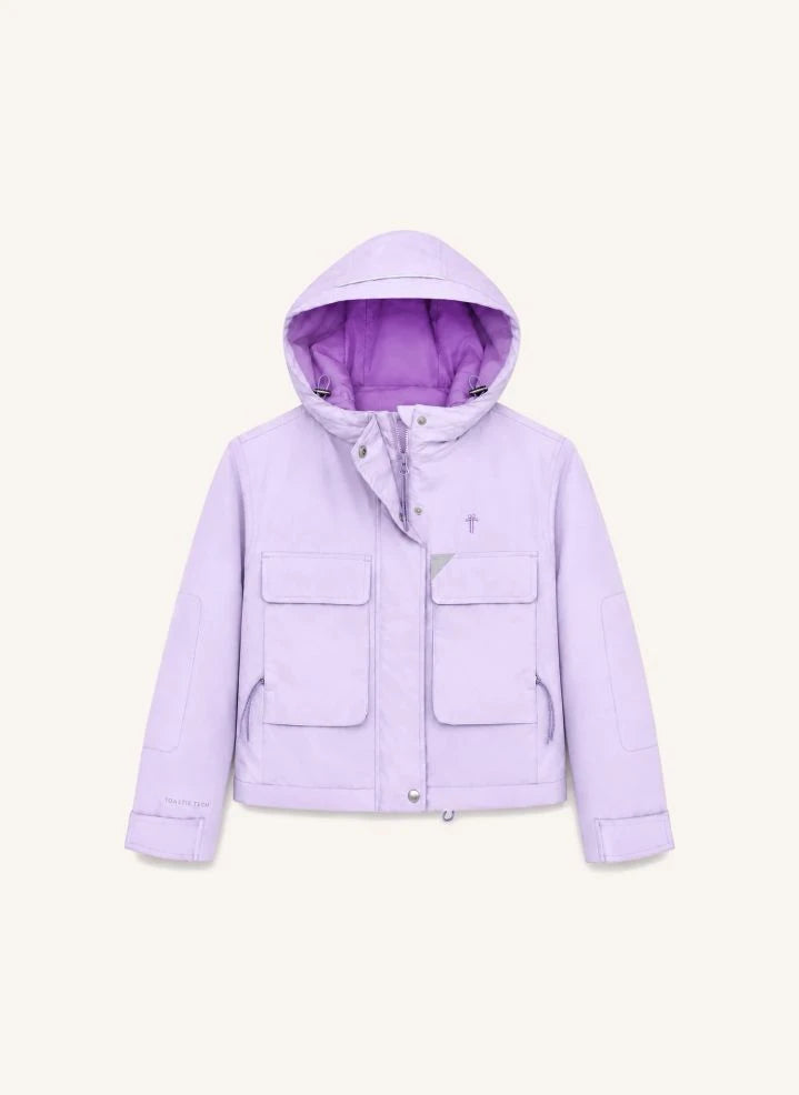 Töastie - Impermeable, Chaqueta Con Forro De Fibra Reciclada | Lila