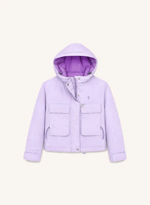 Töastie - Impermeable, Chaqueta Con Forro De Fibra Reciclada | Lila