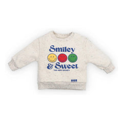 the new society - Sweat Smiley y Sweat Bébé | Blanco roto