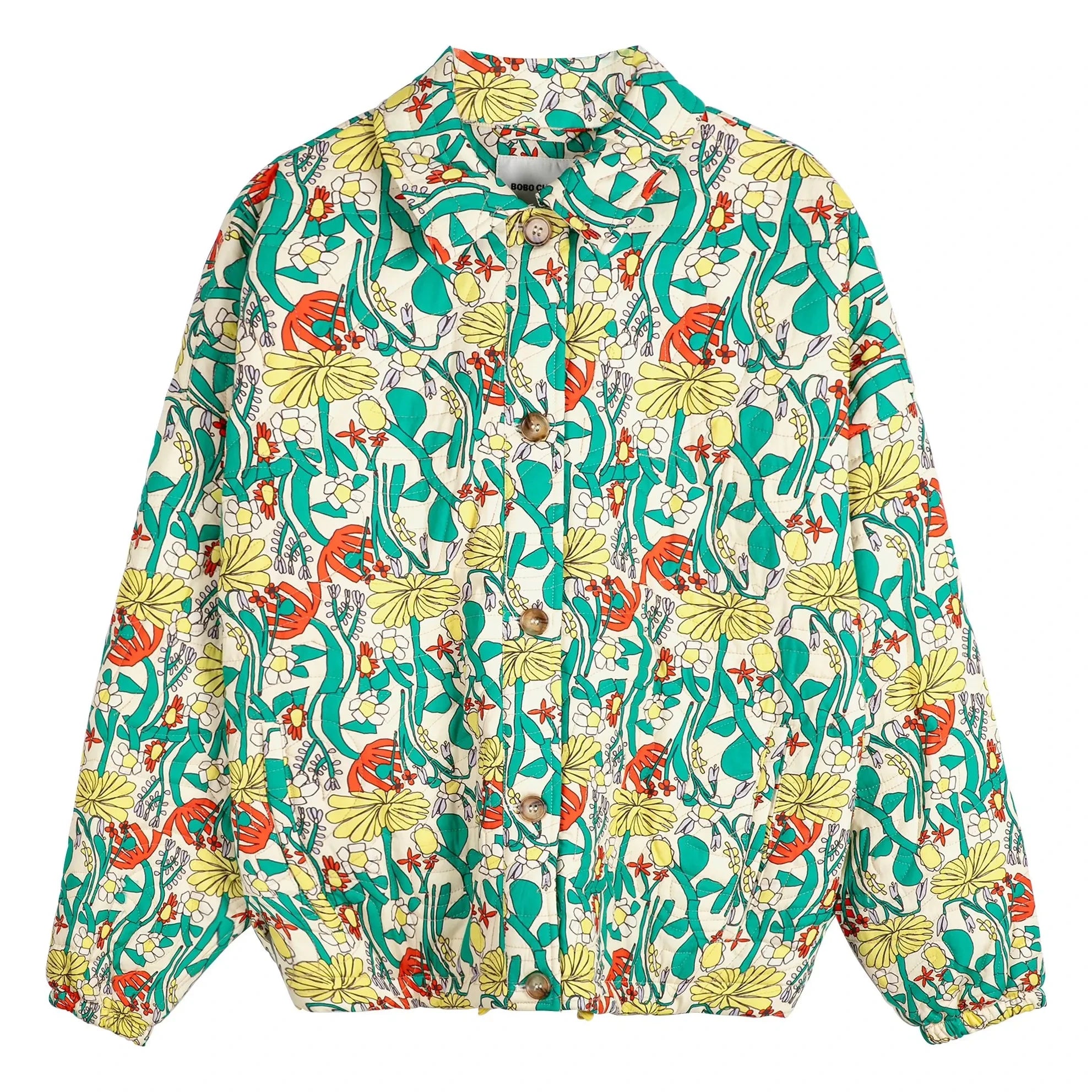 Bobo Choses - Chaqueta de algodón Color Herbalist | Verde