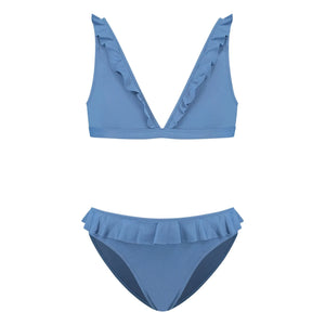 Beachlife - Bañador con volantes | Azul