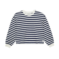 Smallable Kid - Sudadera Bloomy de rayas | Azul negro