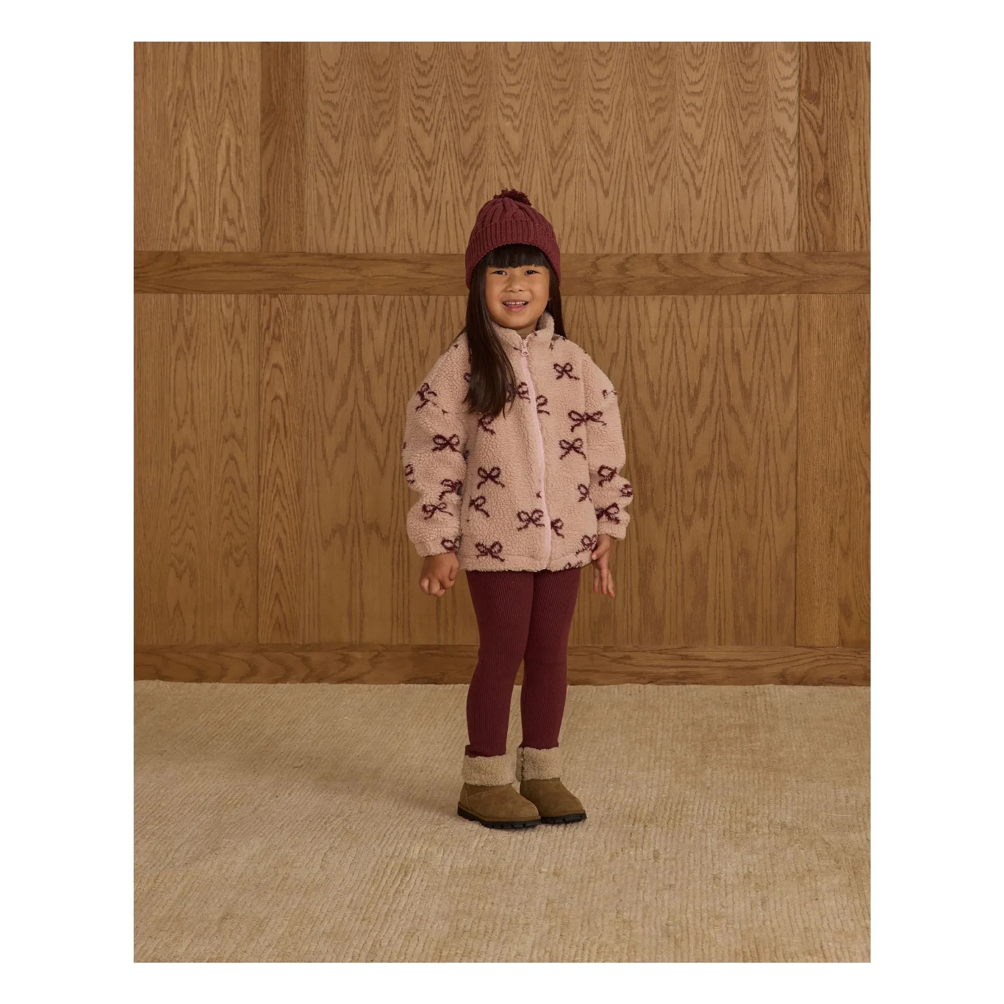 Rylee + Cru - Chaqueta Coco Sherpa | Rosa