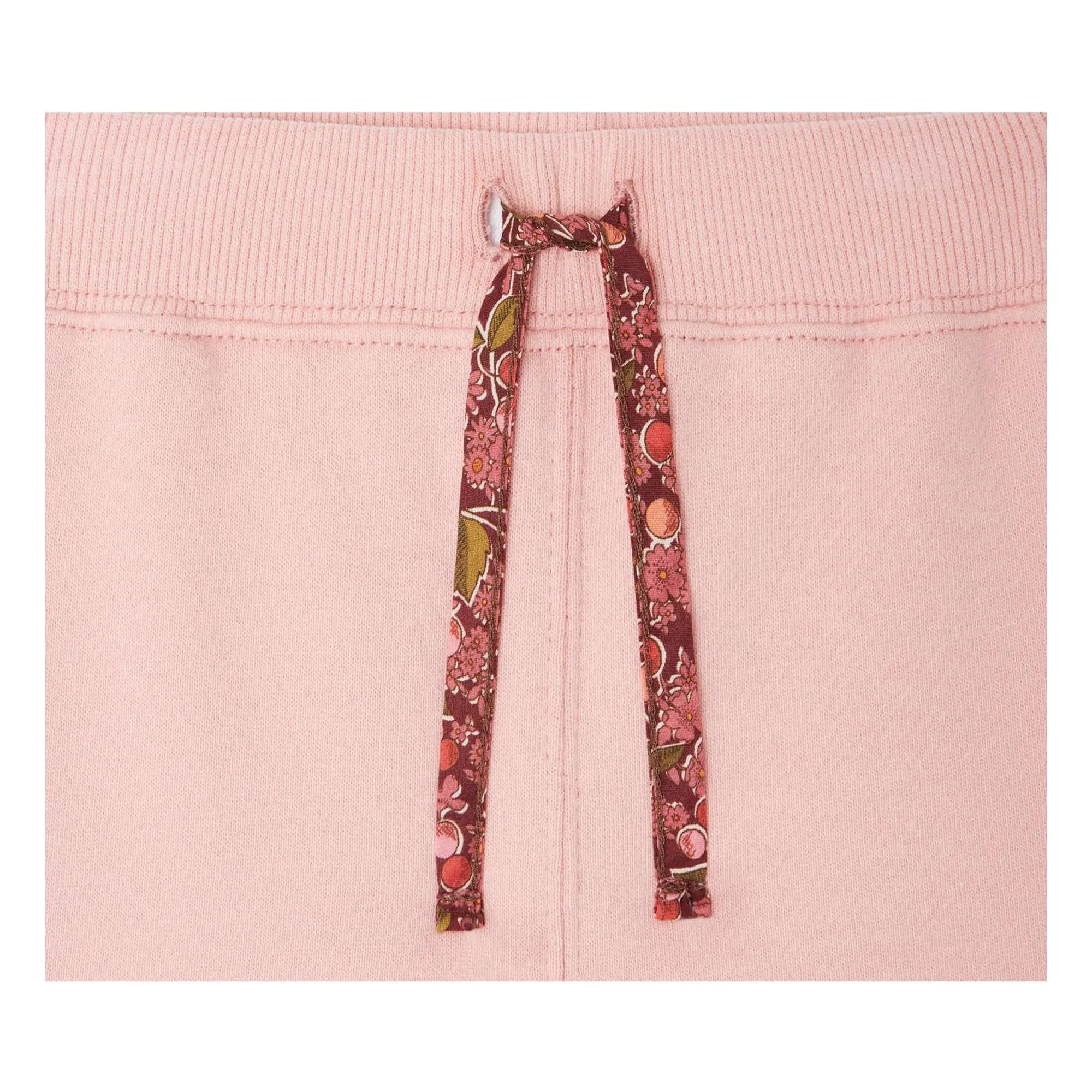 Bonpoint - Jogger de felpa de algodón orgánico Bambo | Rosa caramelo