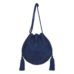 M.A.B.E. - Bolso bordado Averi | Azul marino