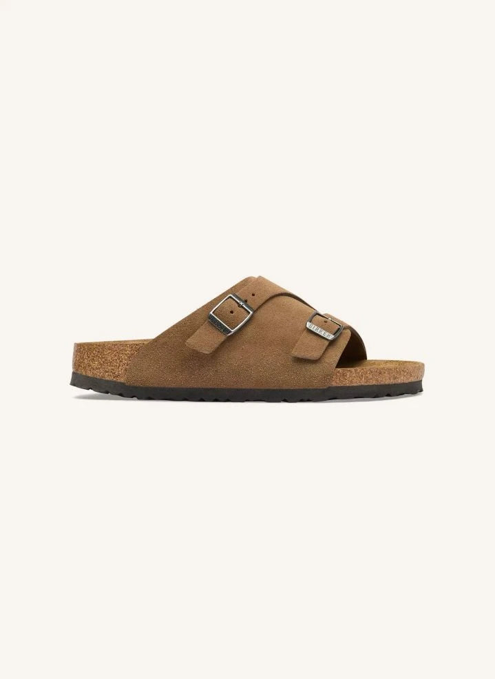 BIRKENSTOCK - Sandalia de ante Zúrich