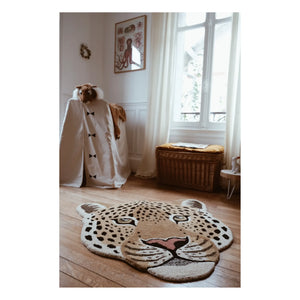 Doing Goods - Alfombra Himani Cabeza de Leopardo | Marrón
