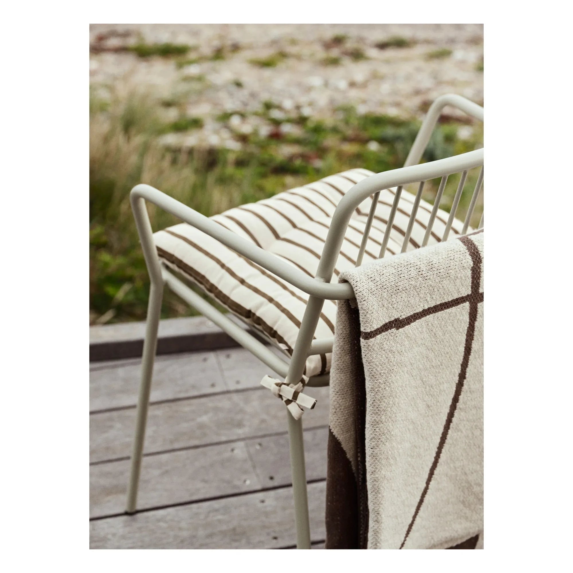 Broste Copenhagen - Cojín de silla Franca | Marrón