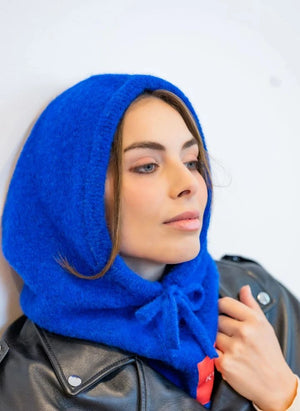 K'puche - Sudadera con capucha de alpaca Kim | Azul royal
