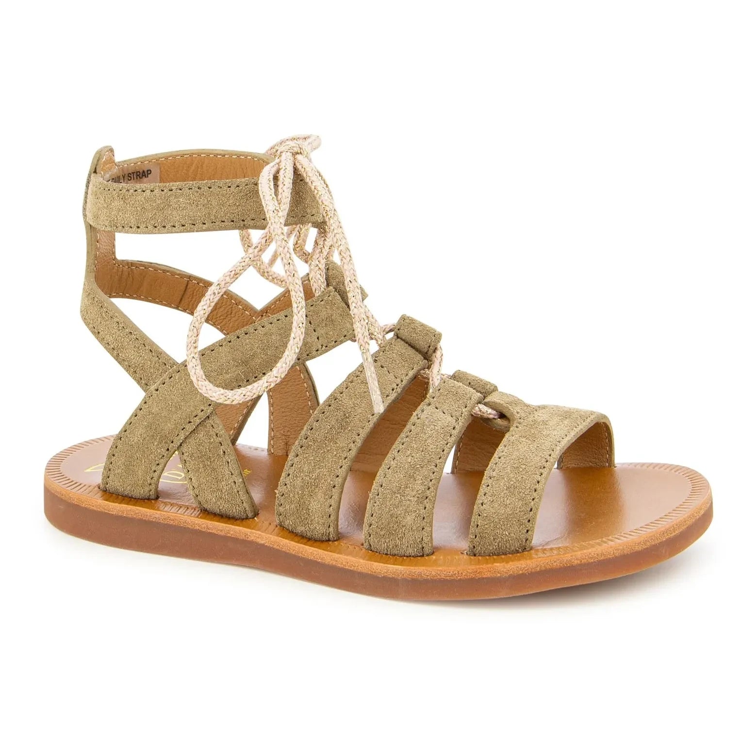Pom d'Api - Sandalias Plagette Guily con hebilla | Marrón