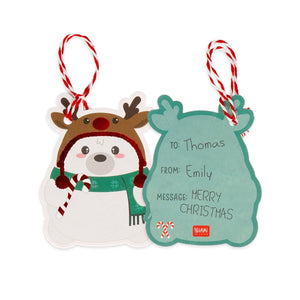 Legami - Set de 10 Etiquetas de Regalo de Navidad